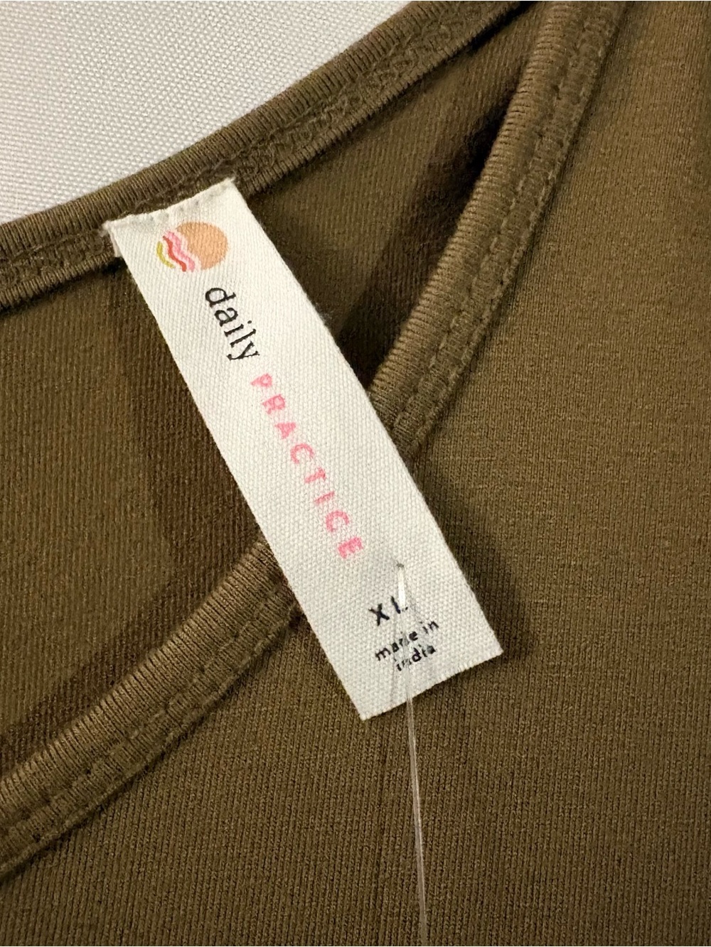 NWT Anthropologie Daily Practice Sleeveless Ruched Side Dress Size XL - Picture 12 of 12
